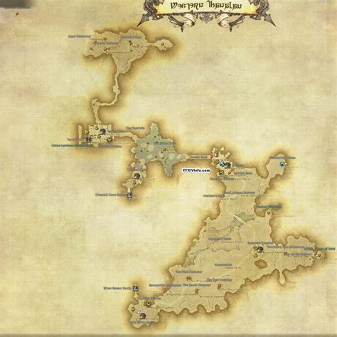 How to get the distance between different locations. . How to get to gridania from thanalan